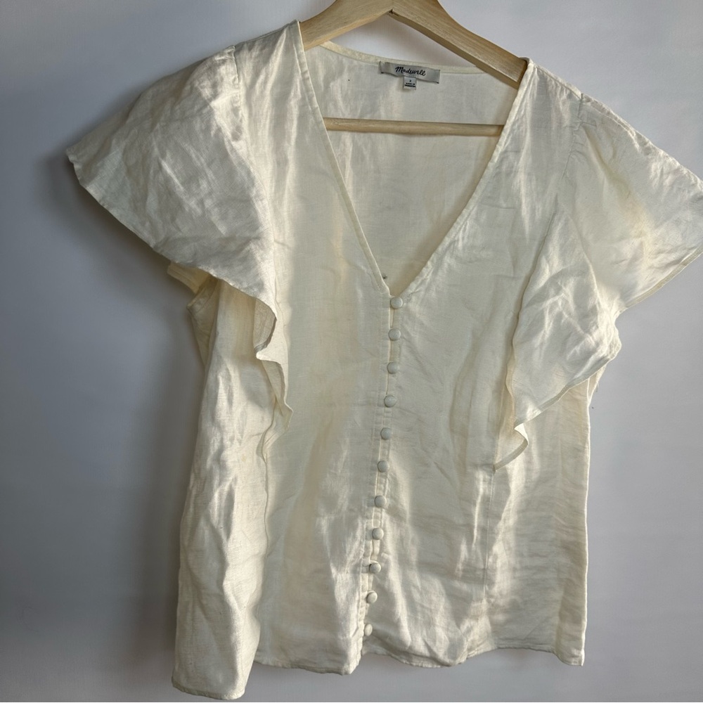 Madewell linen blouse